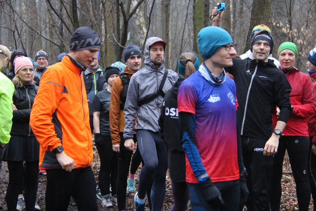 Walentynkowy parkrun w Lesie Łagiewnickim