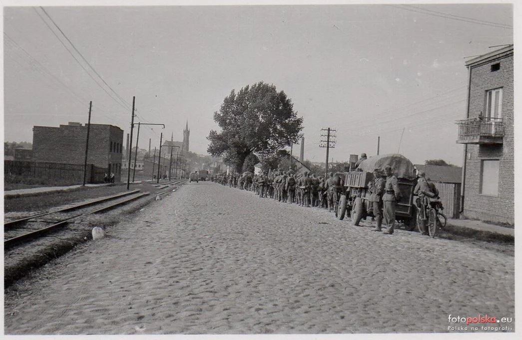 Trasa z Łodzi do Zgierza na starych fotografiach