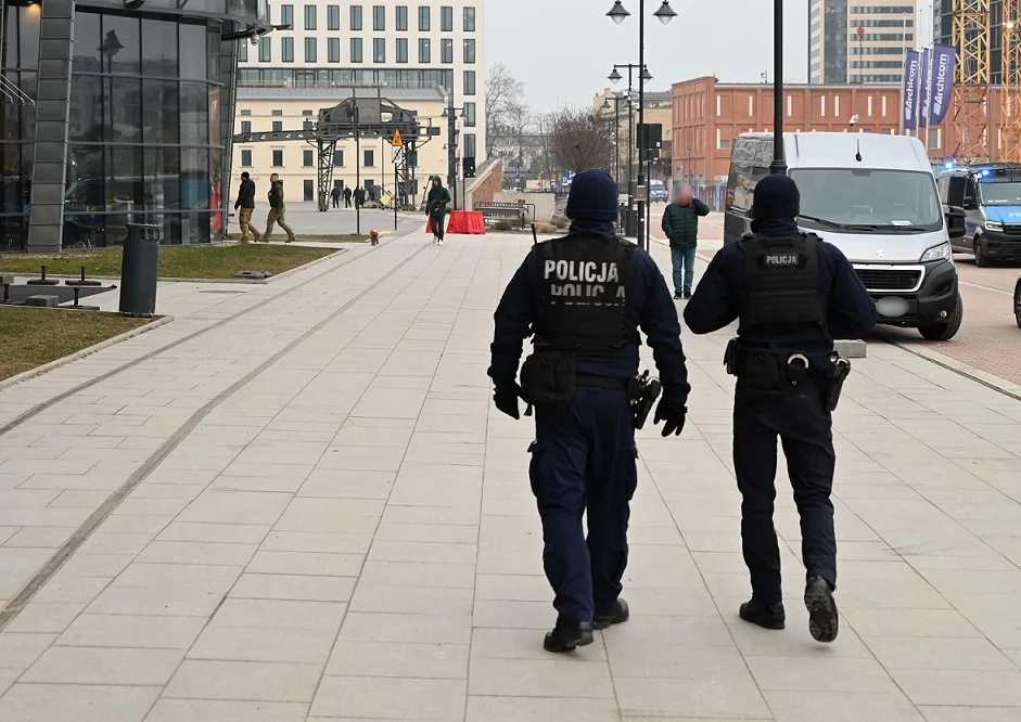 Konferencja w EC1. Policja zabezpiecza wydarzenie