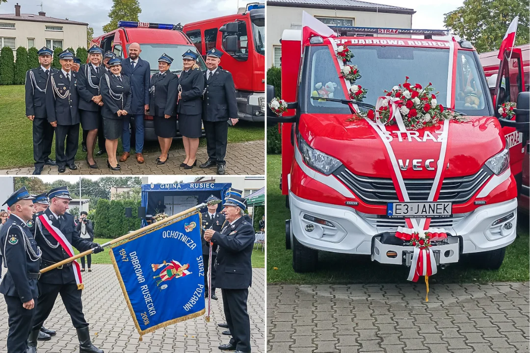 Oddali hołd zmarłemu strażakowi w nietypowy sposób. Święto druhów w Dąbrowie Rusieckiej [FOTO] - Zdjęcie główne