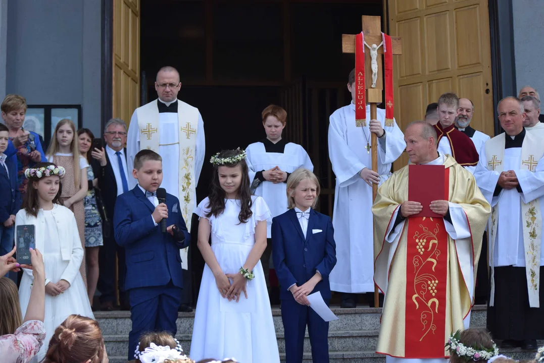 Pierwsza Komunia Święta w parafii pw. Chrystusa Króla w Łodzi