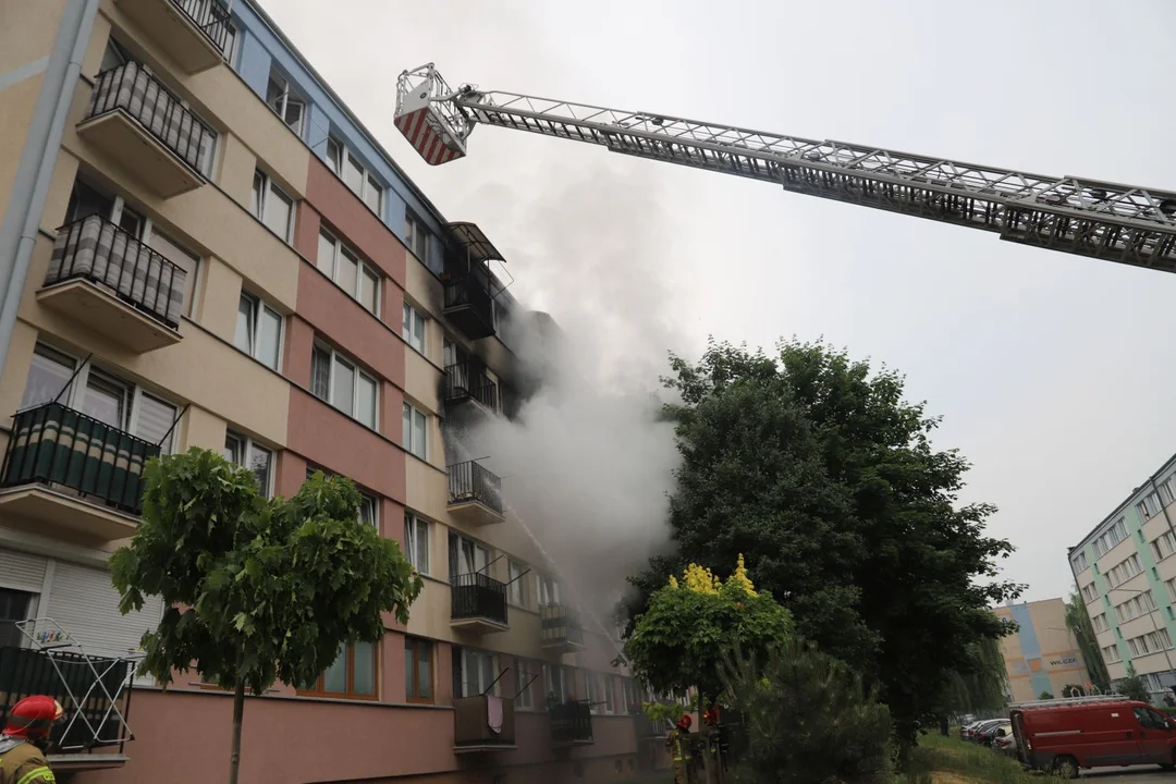 Straż pożarna komentuje pożar w Kutnie