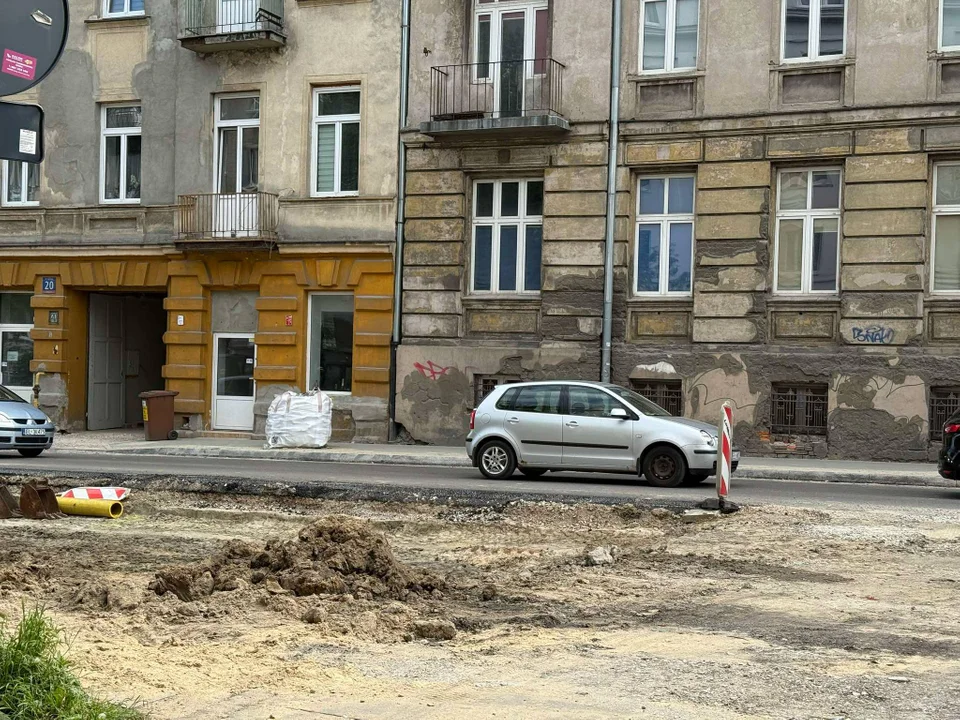 Remont ul. Sterlinga w Łodzi, 9 maja 2025 r.