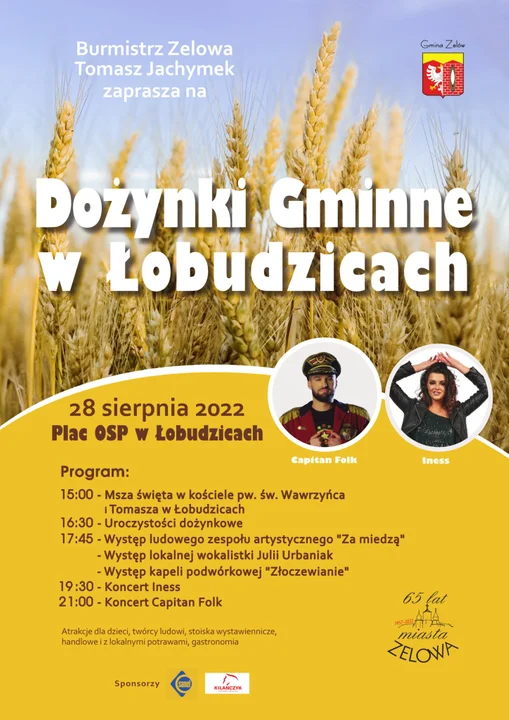 Dożynki gminy Zelów już w ten weekend. Sprawdź plan imprezy i wytyczone objazdy - Zdjęcie główne