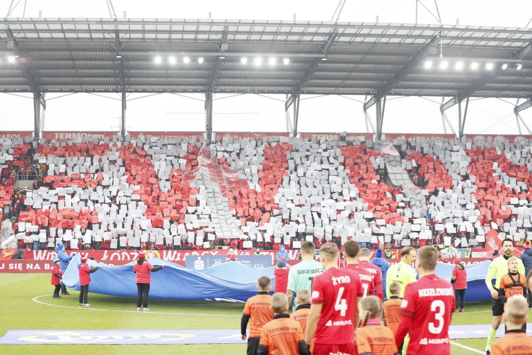 Mecz Widzew – Cracovia, Łódź 9 lutego 2025 r.