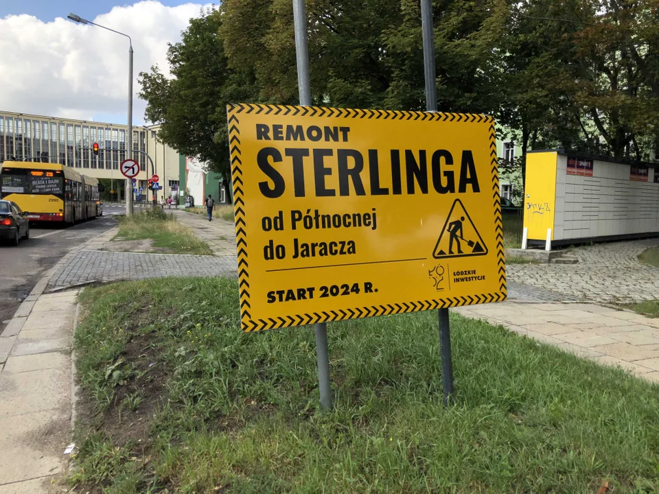 Ulica Sterlinga i Jaracza do remontui