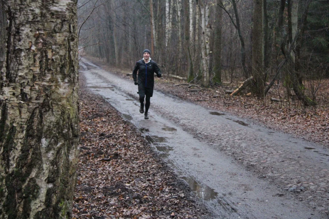 Walentynkowy parkrun w Lesie Łagiewnickim