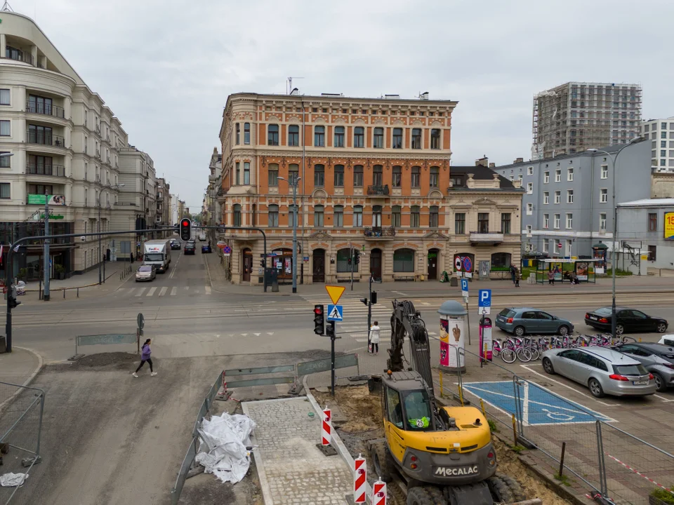 Remont ulicy Brzeźnej w Łodzi