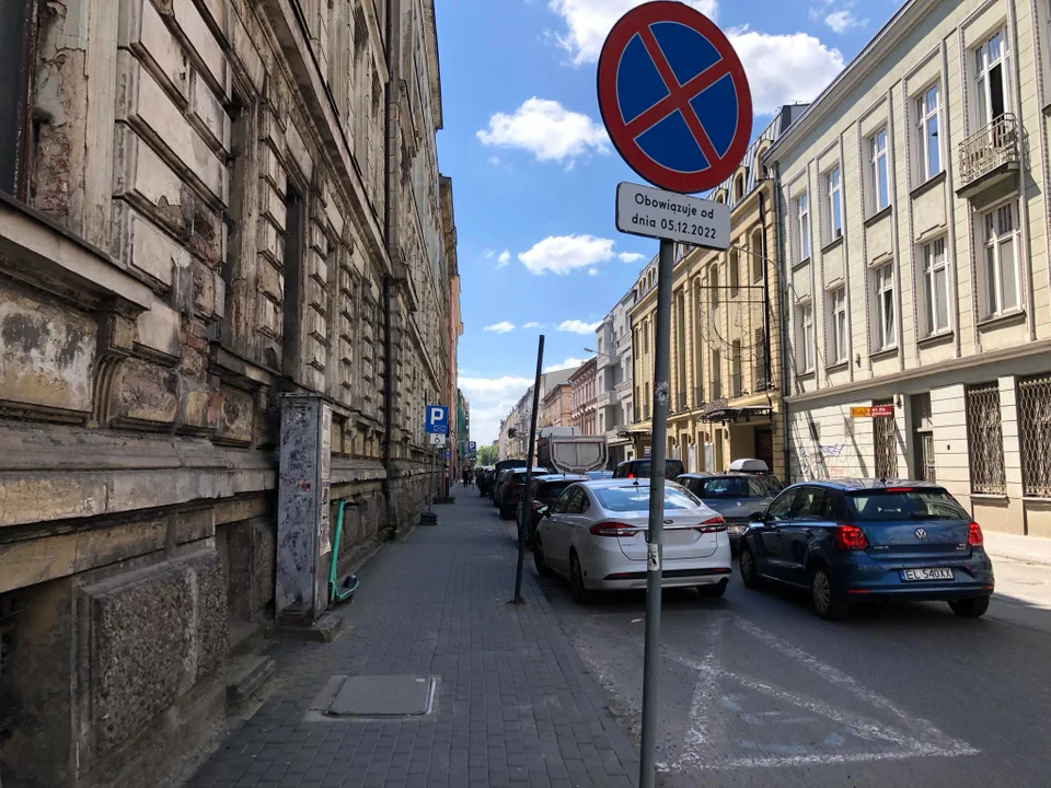 Blokada autobusu MPK Łódź przy Zachodniej w Łodzi