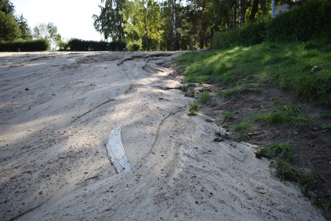 Plaża na Malince w naprawie