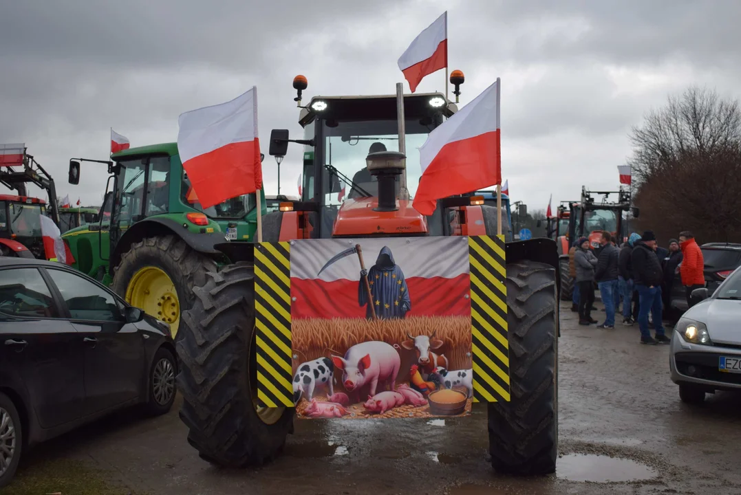 Protest rolników w Łódzkiem