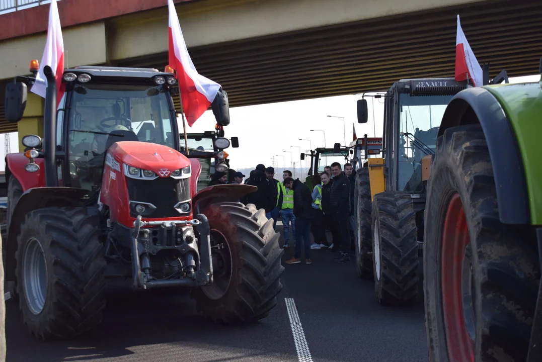 Protest rolników w Łódzkiem