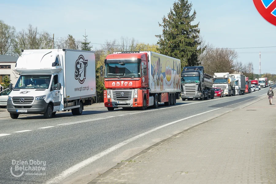 Protest mieszkańców Ruśca