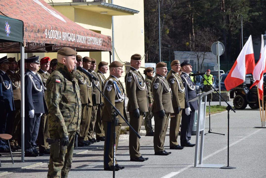 Łódzcy terytorialsi z nowym dowódcą