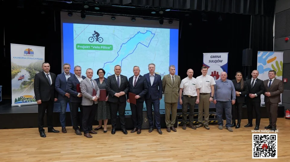 ścieżka rowerowa Sulejów