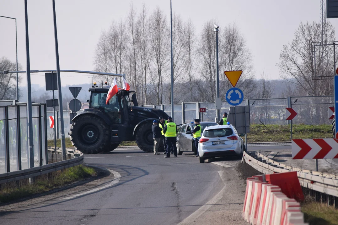 Protest rolników w Łódzkiem