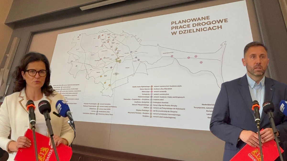 Wakacje pod znakiem remontów. Blisko 40 inwestycji obejmie niemal cały Gdańsk