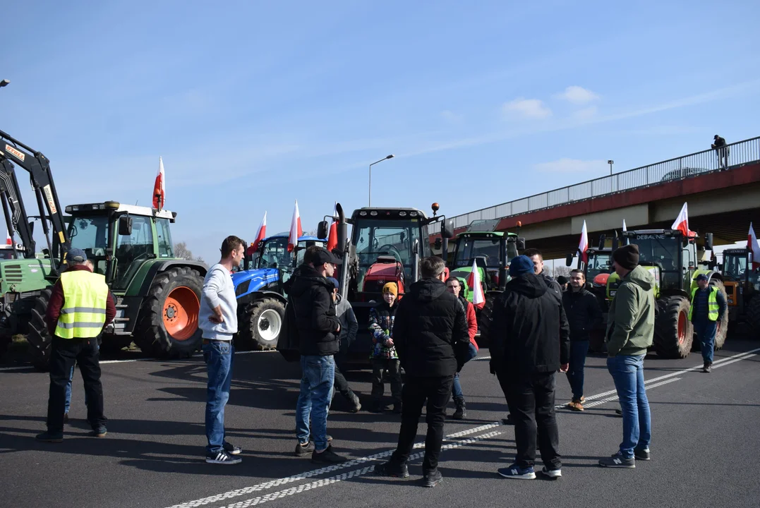 Protest rolników w Łódzkiem