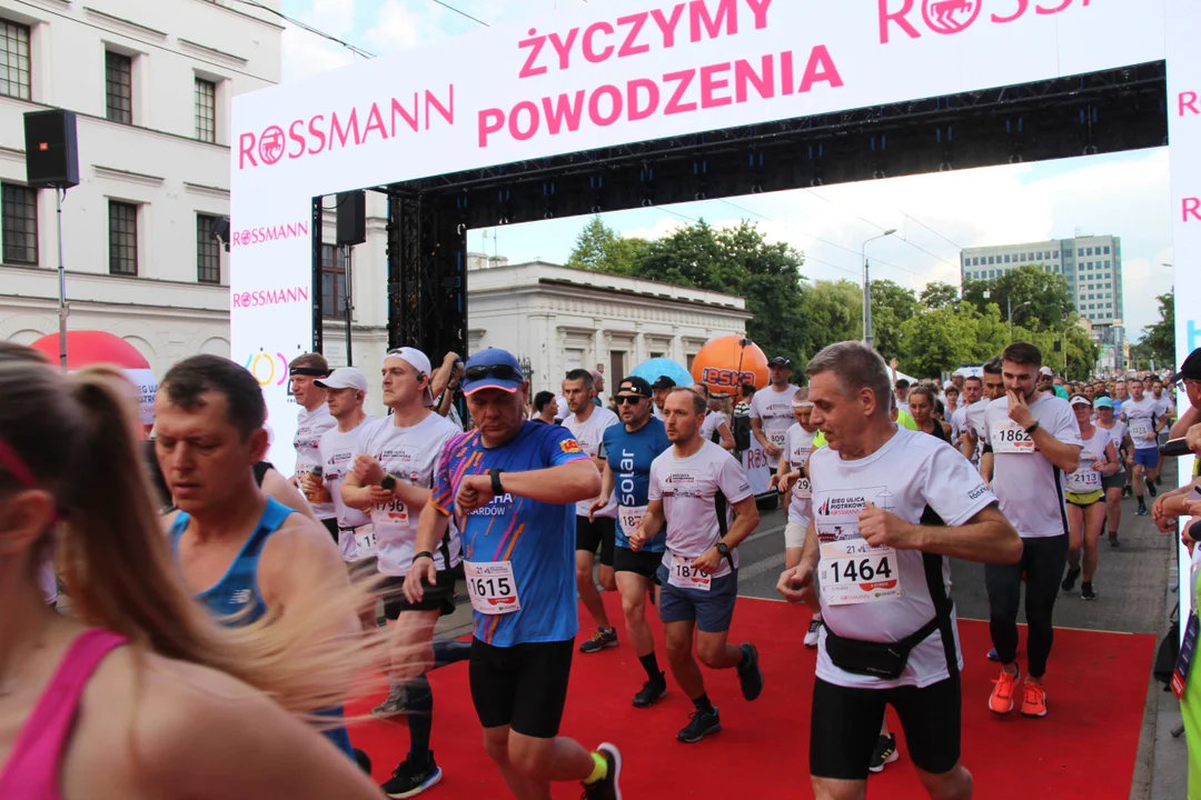 21. Bieg Ulicą Piotrkowską Rossmann Run w Łodzi