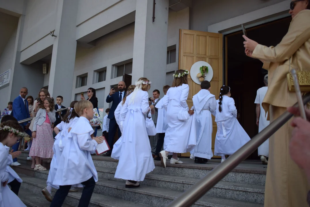 Pierwsza Komunia Święta w parafii Chrystusa Króla w Łodzi