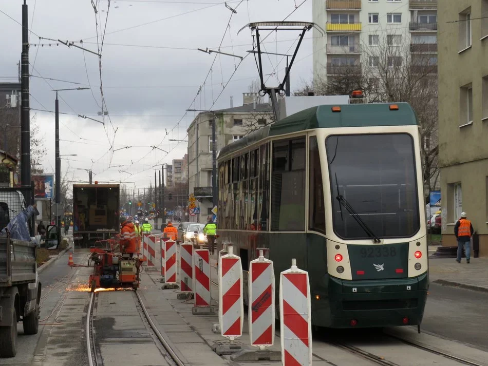 Po ulicy Przybyszewskiego w Łodzi przejechał pierwszy tramwaj MPK Łódź