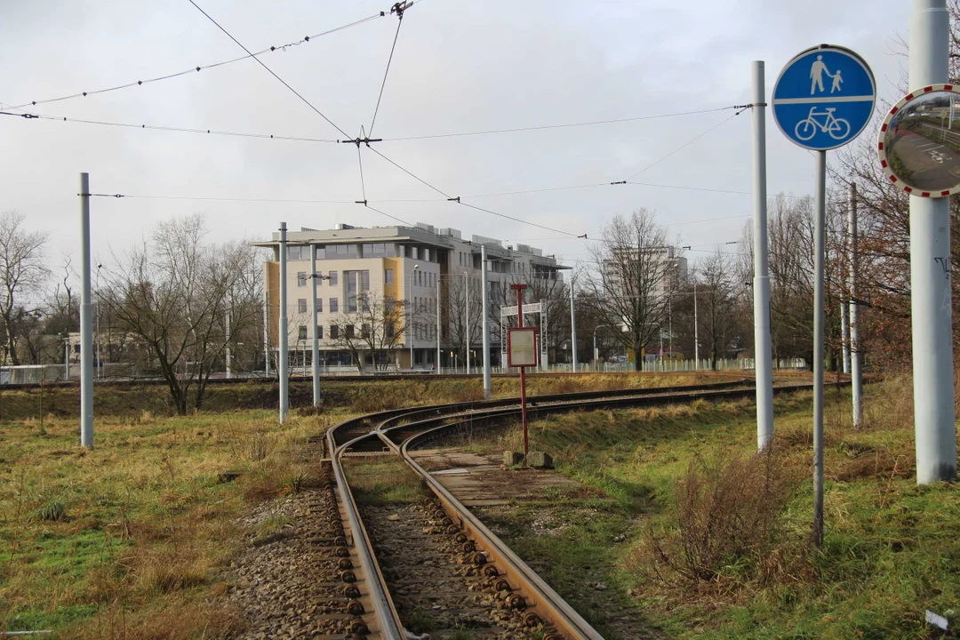 Krańcówka tramwajowa Łódź Żabieniec