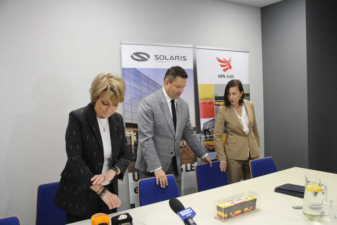 Nowe autobusy marki Solaris w barwach MPK Łódź