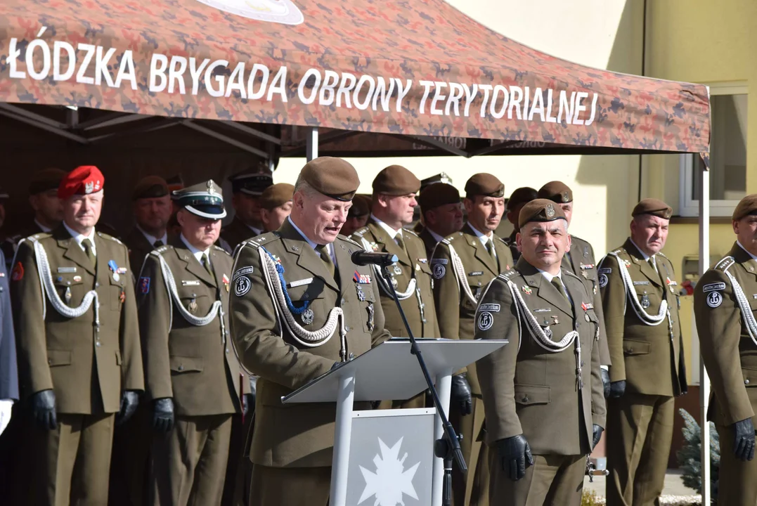 Łódzcy terytorialsi z nowym dowódcą