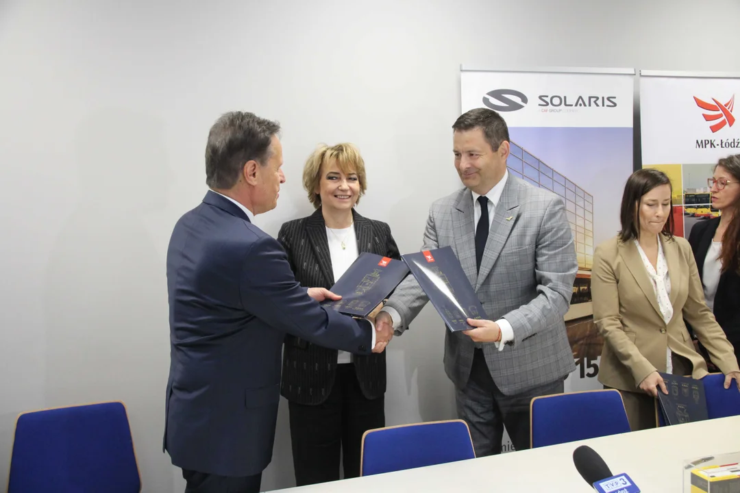 Nowe autobusy marki Solaris w barwach MPK Łódź