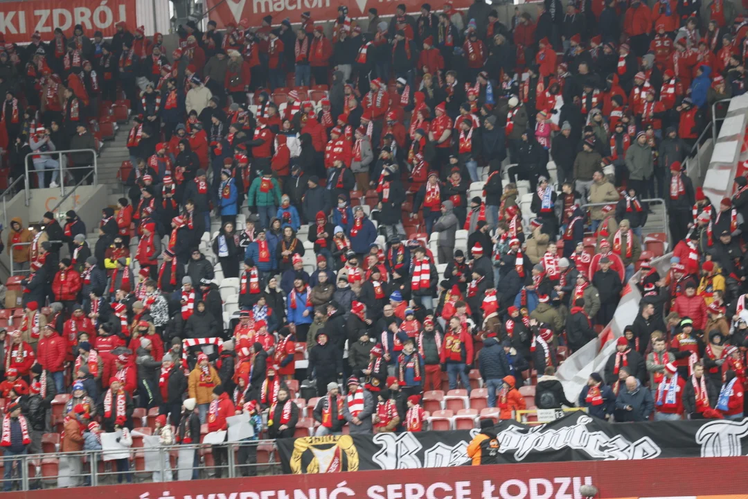 Mecz Widzew – Cracovia, Łódź 9 lutego 2025 r.