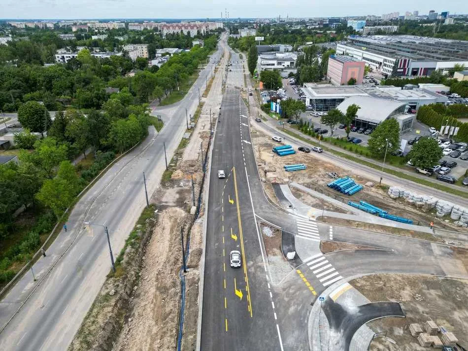 Jeden z trzech wiaduktów na Przybyszewskiego gotowy