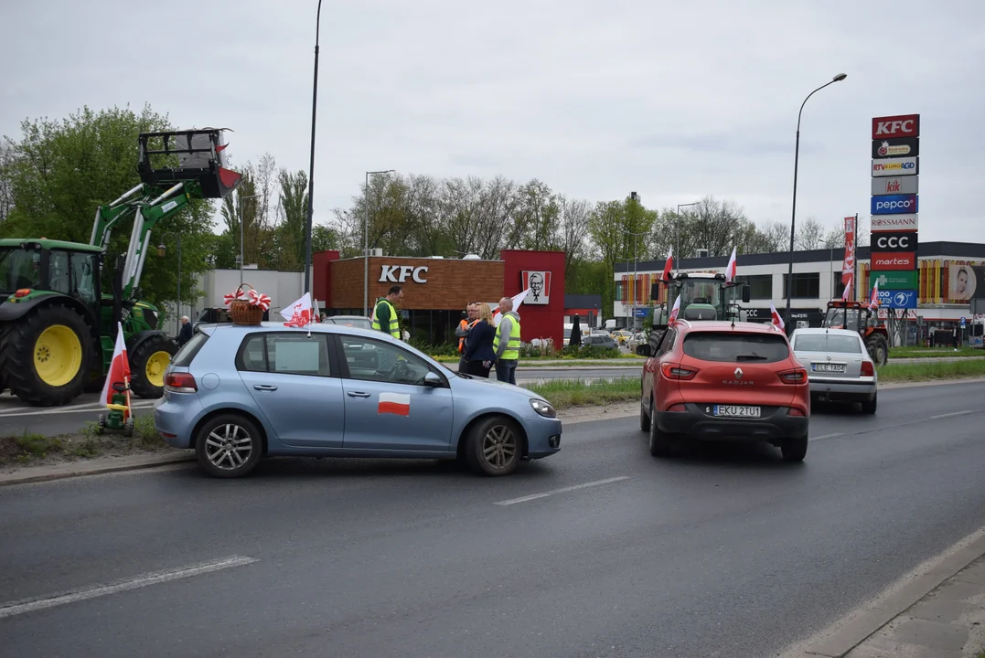 Rolnicy protestują w Zgierzu