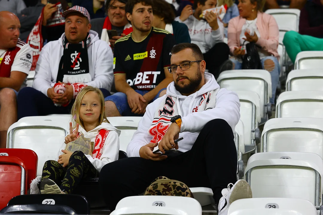 Tak wyglądały trybuny na meczu ŁKS-u Łódź ze Stalą Mielec