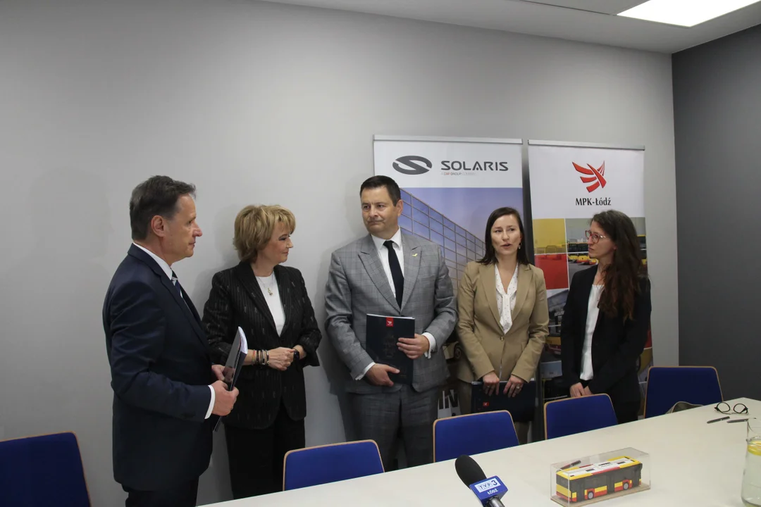 Nowe autobusy marki Solaris w barwach MPK Łódź