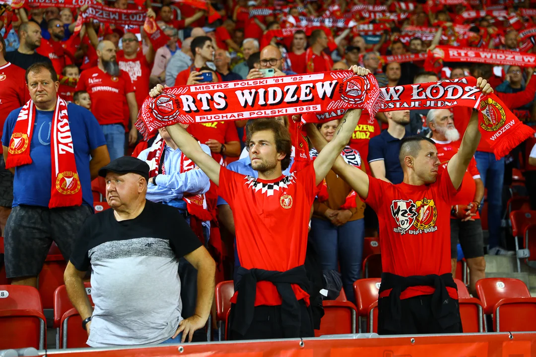 Kibice Widzewa Łódź podczas rundy jesiennej