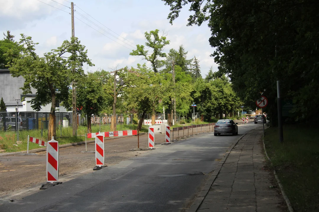 Trwa remont na kolejnym odcinku ulicy Krakowskiej w Łodzi