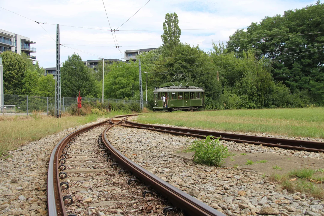 Zabytkowe tramwaje na łódzkich ulicach