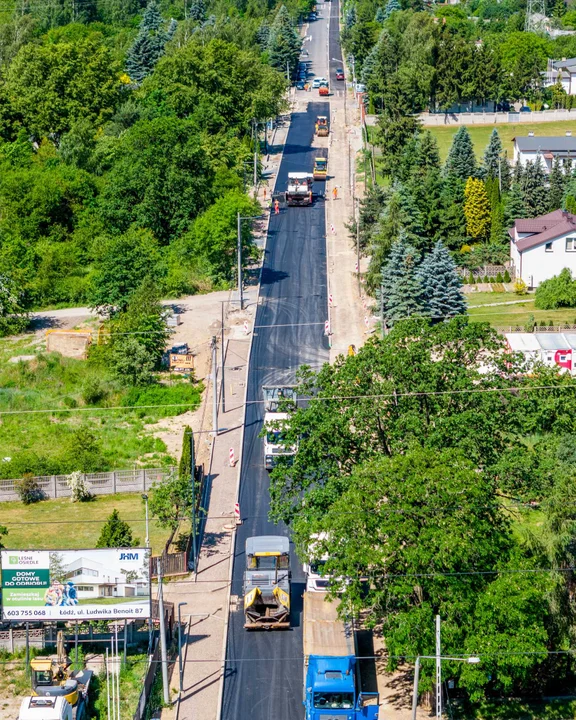 Przebudowa ul. Pomorskiej od Frezjowej do Arniki w Łodzi