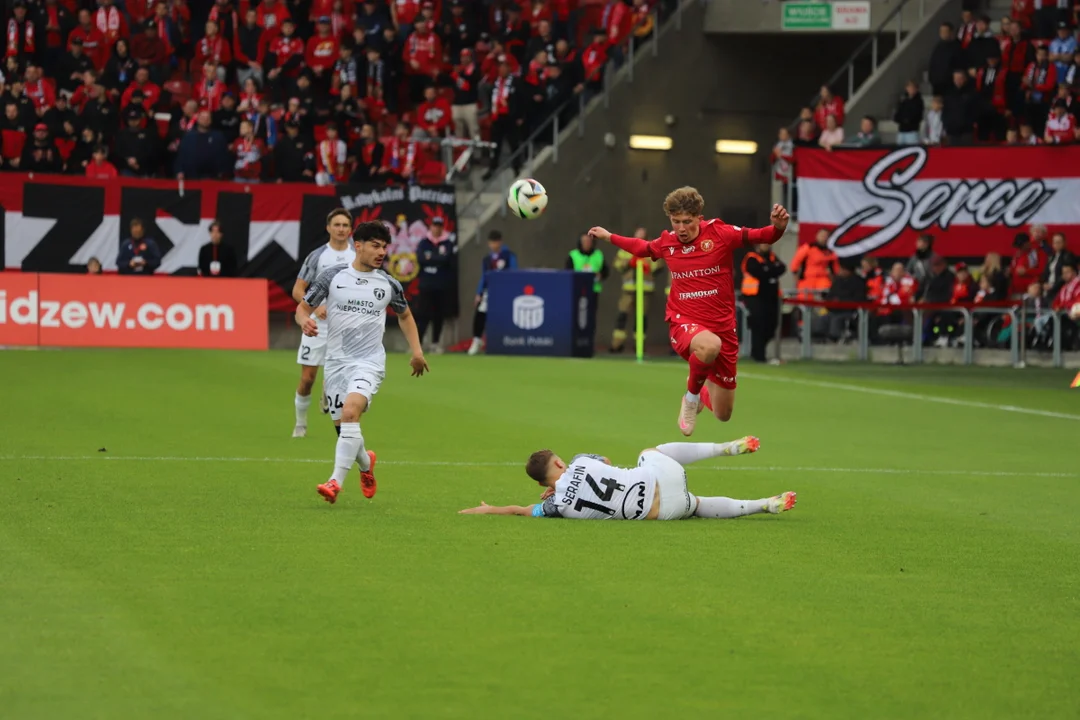 Widzew Łódź kontra Puszcza Niepołomice