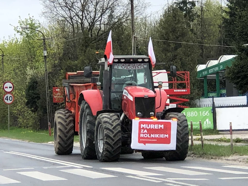 Protest rolników w Nowosolnej - 12.04.2024 r.