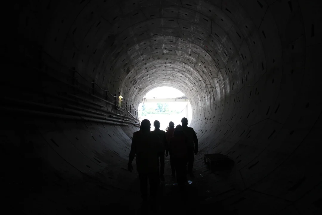 Trwa budowa tunelu kolejowego pod Łodzią - odcinek do przystanku Łódź Koziny