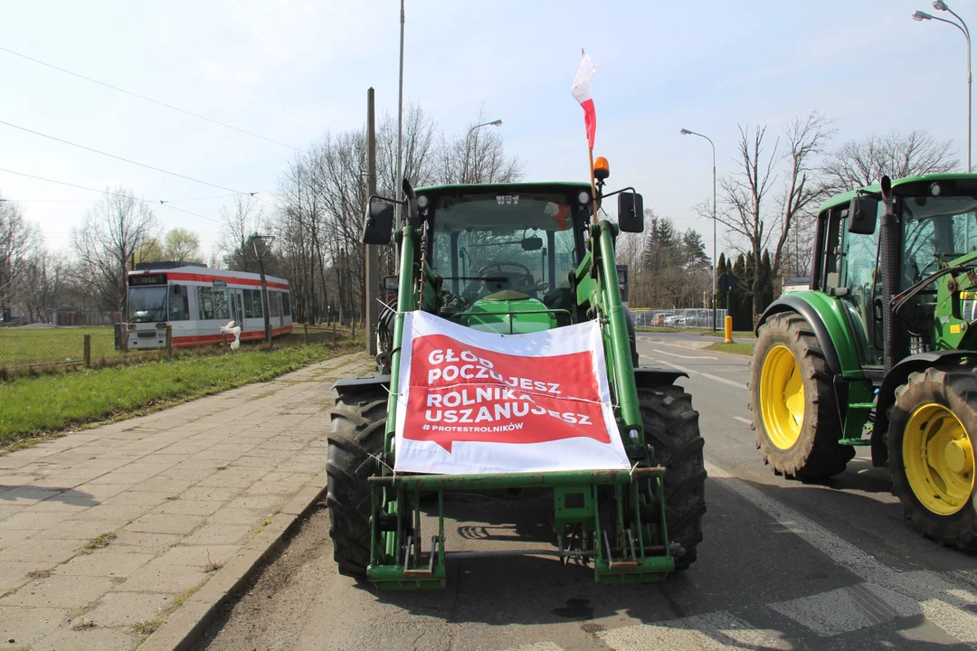 Protest rolników w Łódzkiem