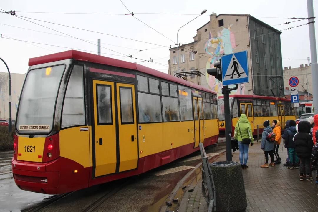 Problem z opóźnionymi tramwajami MPK Łódź na Kilińskiego w Łodzi