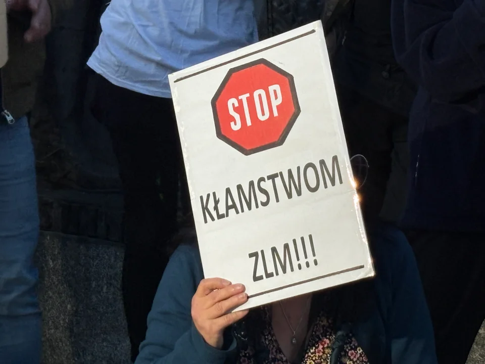 Manifestacja Łódzkiego Stowarzyszenia Lokatorów