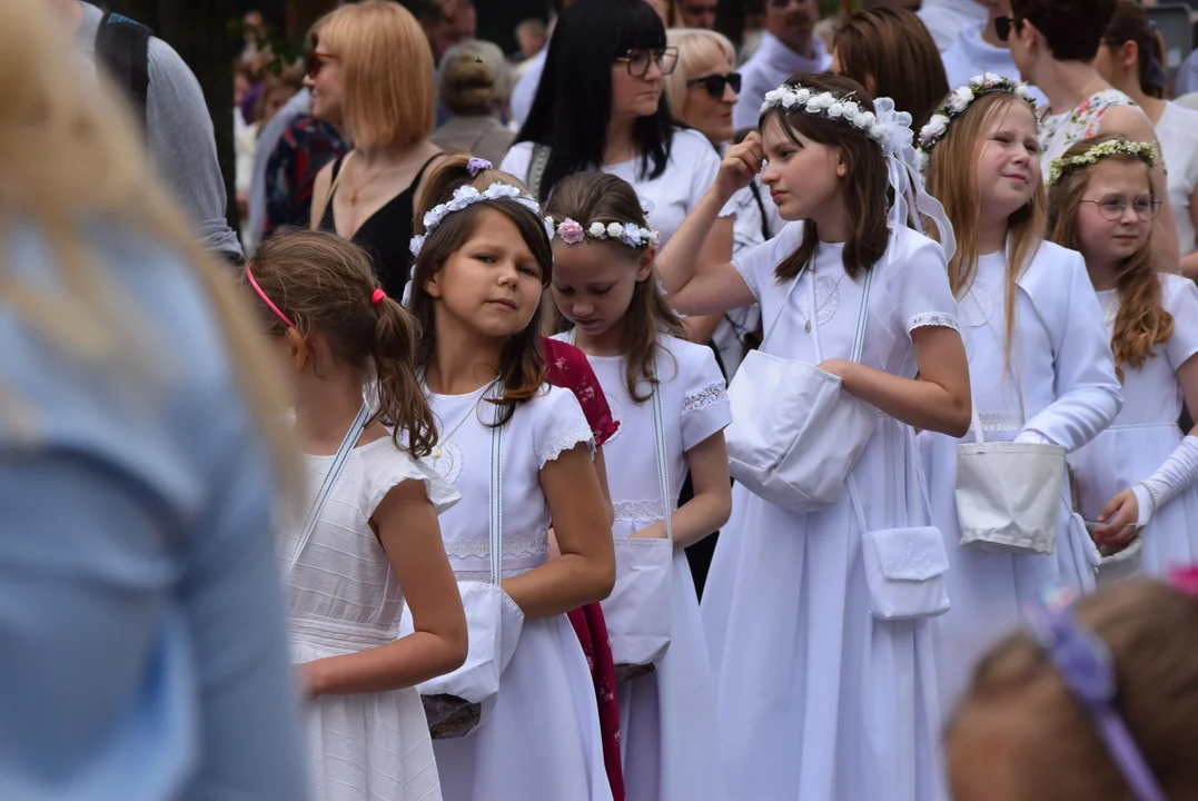 procesja Bożego Ciała w parafii Matki Bożej Dobrej Rady w Zgierzu