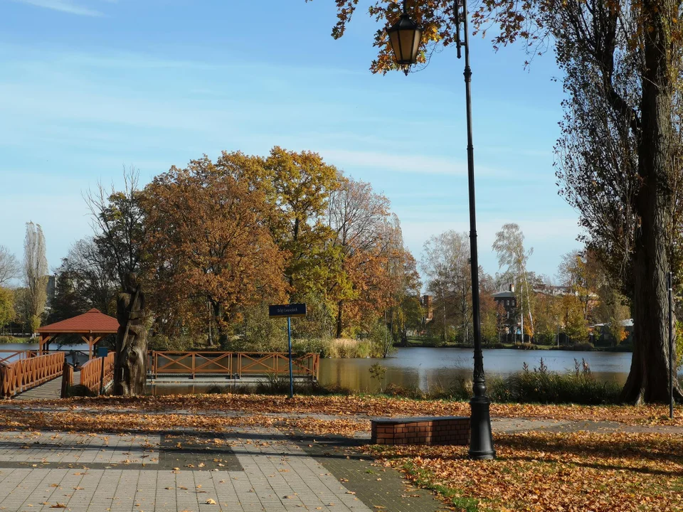 Zgierzanie korzystają z pięknej jesiennej pogody