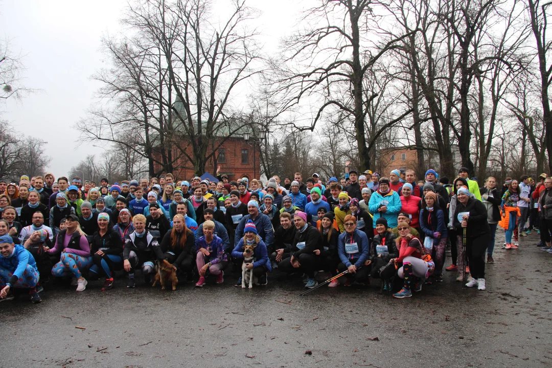 Pączek Run 2024 w parku Poniatowskiego w Łodzi