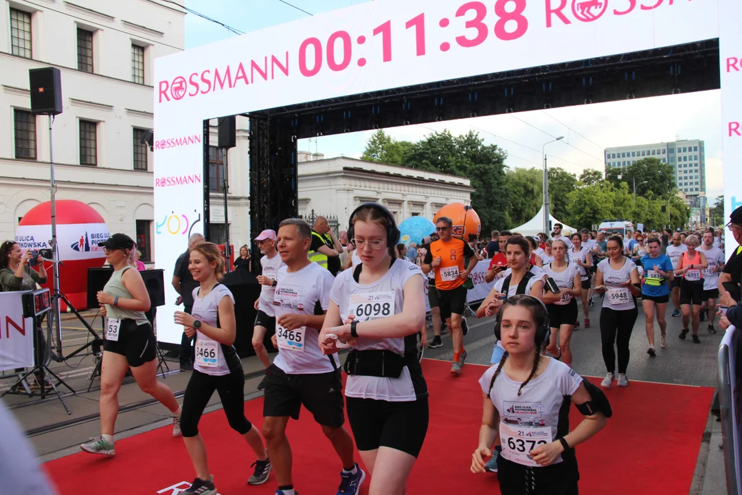 21. Bieg Ulicą Piotrkowską Rossmann Run w Łodzi