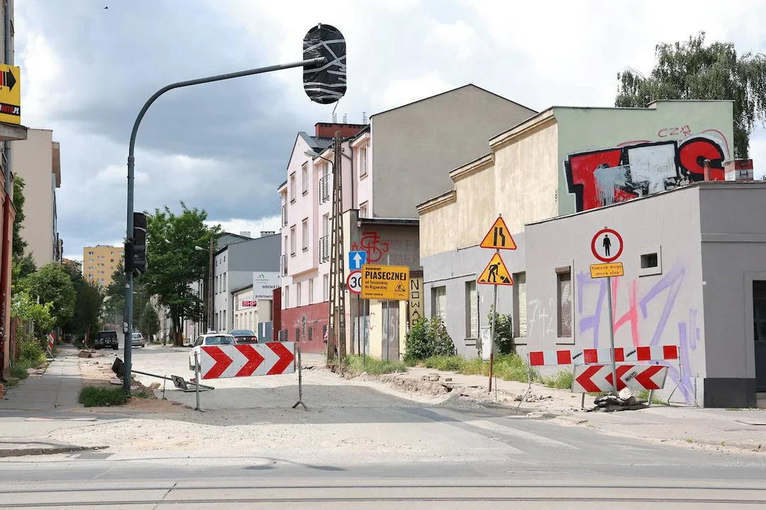 Remont ul. Piasecznej w Łodzi