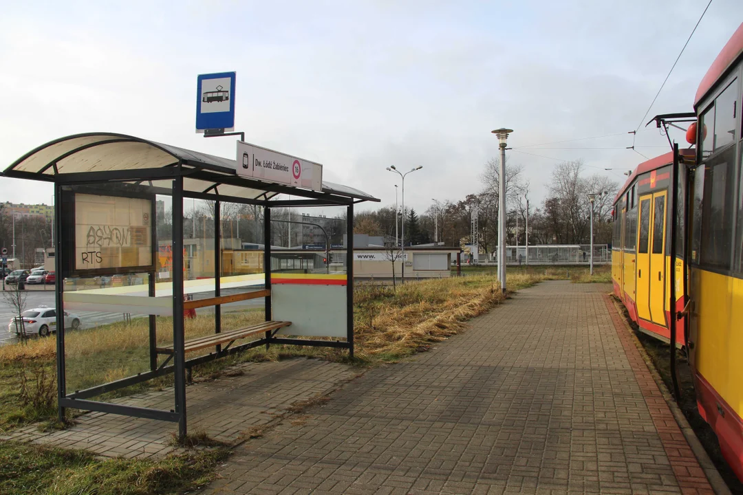 Krańcówka tramwajowa Łódź Żabieniec